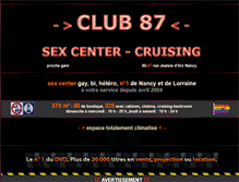 Tablet Screenshot of club87nancy.com